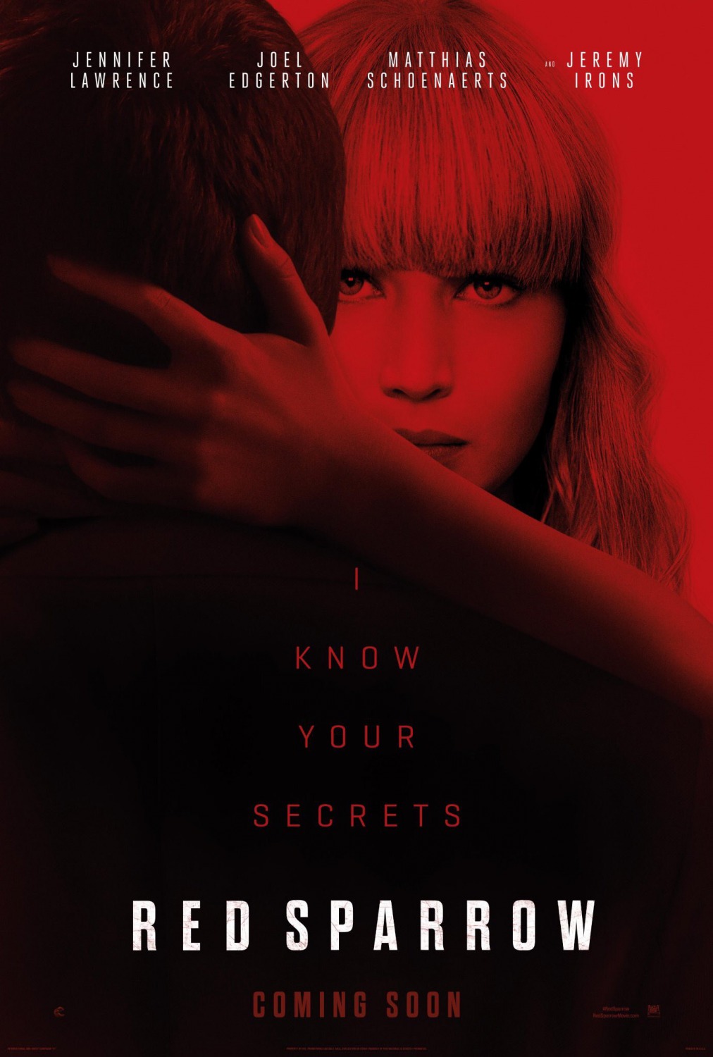 The Cathode Ray Mission: Hump Day Posters: Red Sparrow (2018)